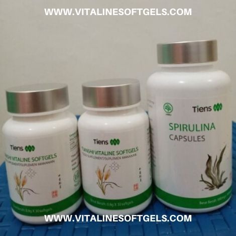 Manfaat Vitaline Softgels dan Spirulina Tiens